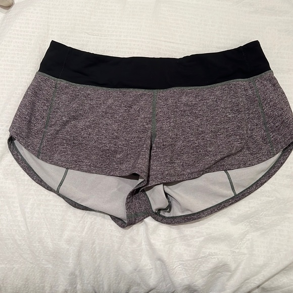 Grey lululemon speed up shorts! - Picture 1 of 3